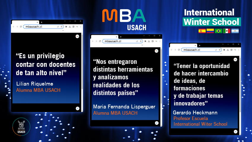 MBA USACH finaliza con éxito International Winter School 2023